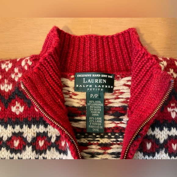 Vintage 90’s Lauren Ralph Lauren Wool Sweater. - Picture 10 of 12